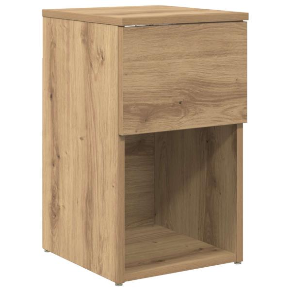 Bettschrank 2 stk. Artisan-Eiche 29 x 31,5 x 49 cm