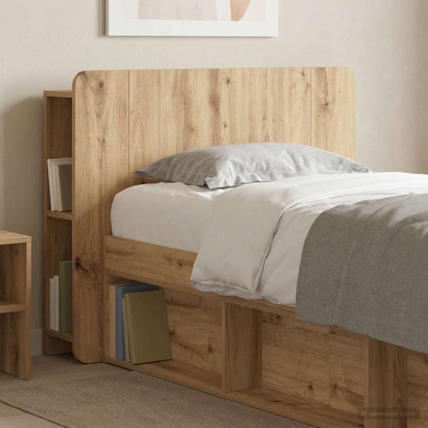 Kopfteil Schrank Artisan-Eiche 80 cm Holzwerkstoff