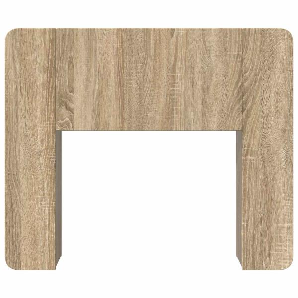 Kopfteil Schrank mit Speicher Sonoma-Eiche Holzwerkstoff