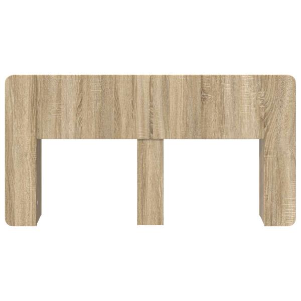 Kopfteil Schrank mit Speicher Sonoma-Eiche Holzwerkstoff
