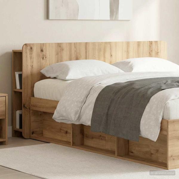 ARDEBO.de - Kopfteil Schrank Artisan-Eiche 140 cm Holzwerkstoff