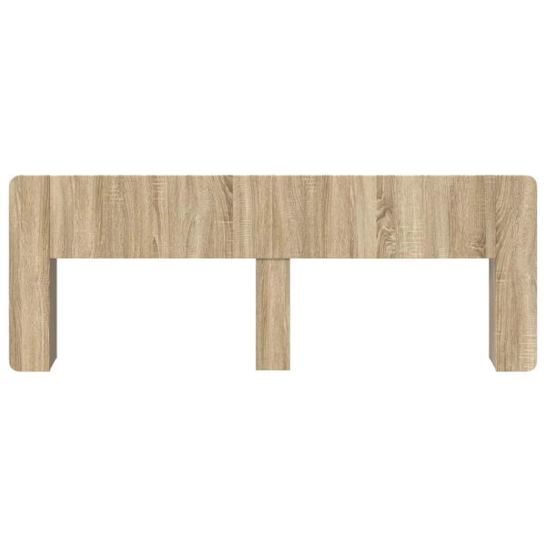 Kopfteil Schrank mit Speicher Sonoma-Eiche Holzwerkstoff