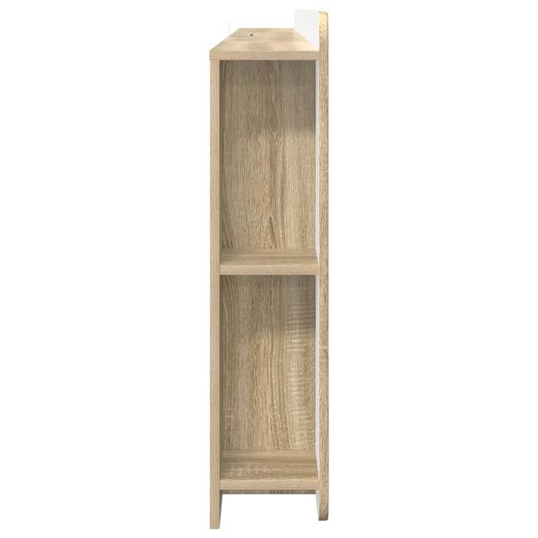 Kopfteil Schrank mit Speicher Sonoma-Eiche Holzwerkstoff