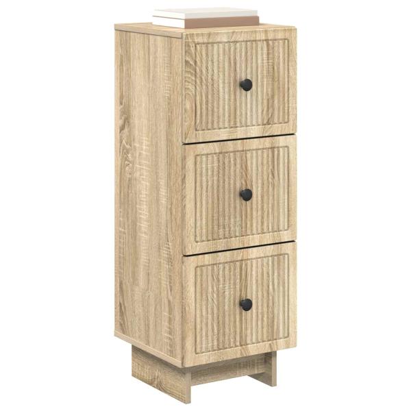 Schubladenschrank Sonoma-Eiche 33 x 34,5 x 90 cm Holzwerkstoff