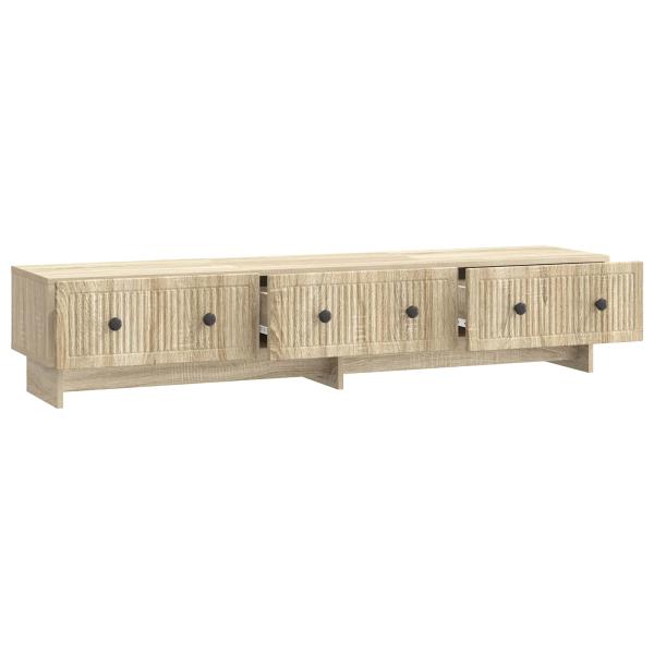 TV-Schränk 147 x 34,5 x 30 cm Sonoma-Eiche Holzwerkstoff