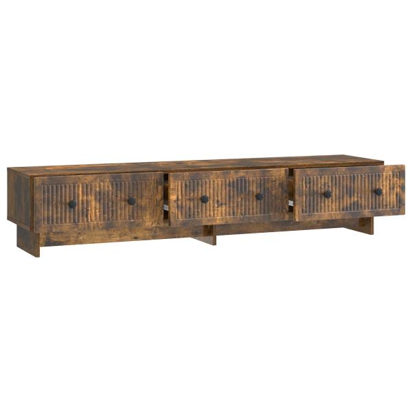 TV-Schränk 147 x 34,5 x 30 cm Räuchereiche Holzwerkstoff
