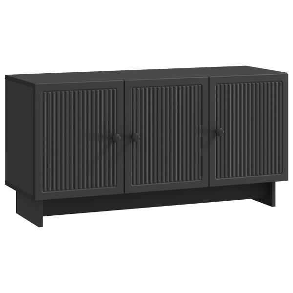TV-Schränk 99 x 34,5 x 50 cm Schwarz Holzwerkstoff