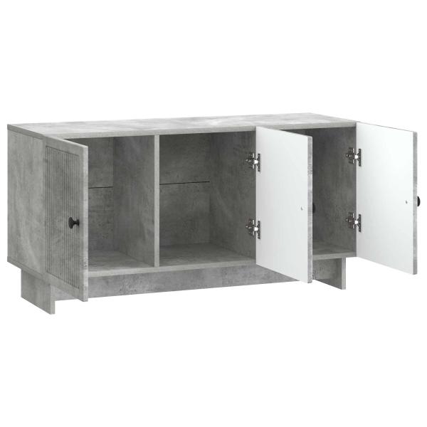 TV-Schränk 99 x 34,5 x 50 cm Betongrau Holzwerkstoff