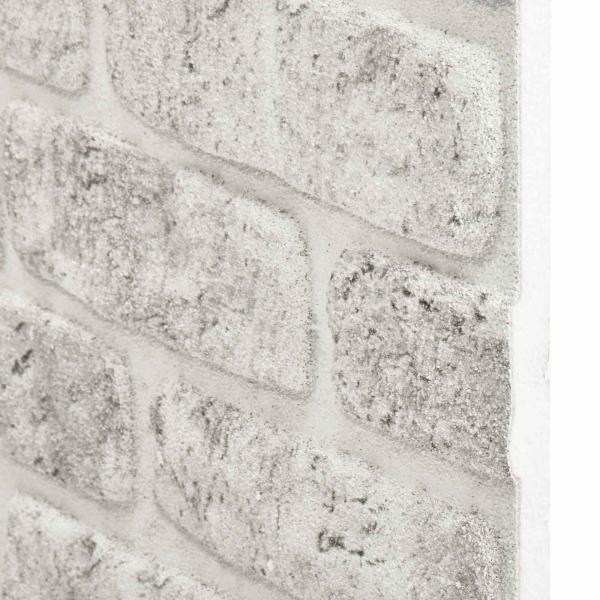 Wandpaneele 10 pcs Hellgrau 100 x 50 cm EPS-Schaum