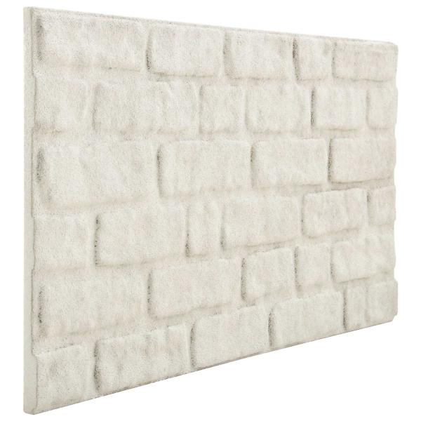ARDEBO.de - Wandpaneele 10 pcs Weiß 100 x 50 cm EPS-Schaum