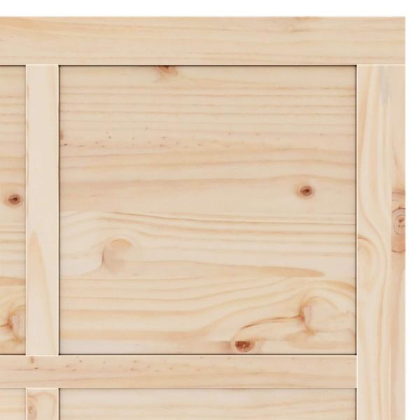 Schiebetür Natur 100 x 208 cm Massives Kiefernholz