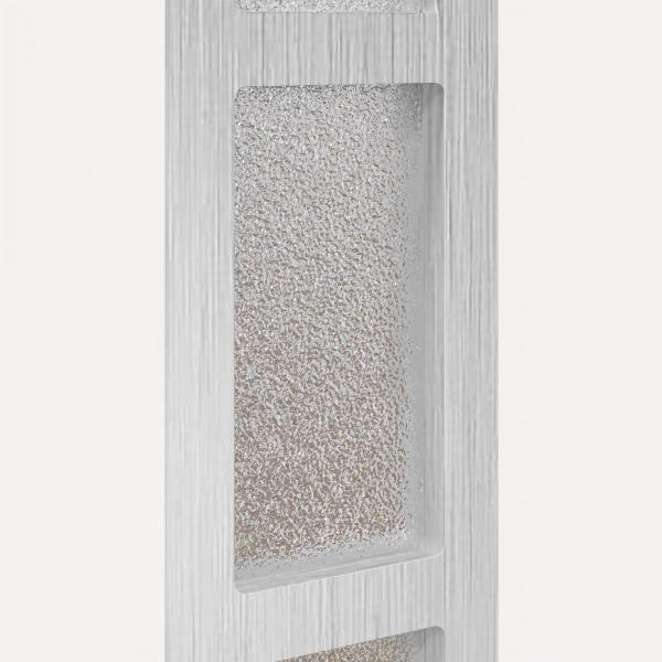 Vordertür 98 x 200 cm PVC Weiß