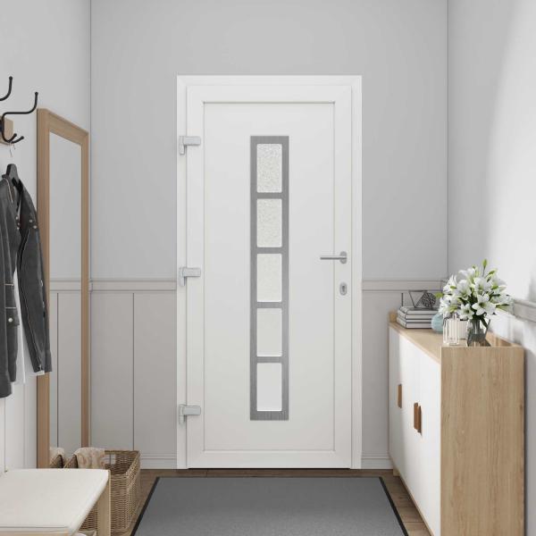 Vordertür 98 x 208 cm PVC Weiß