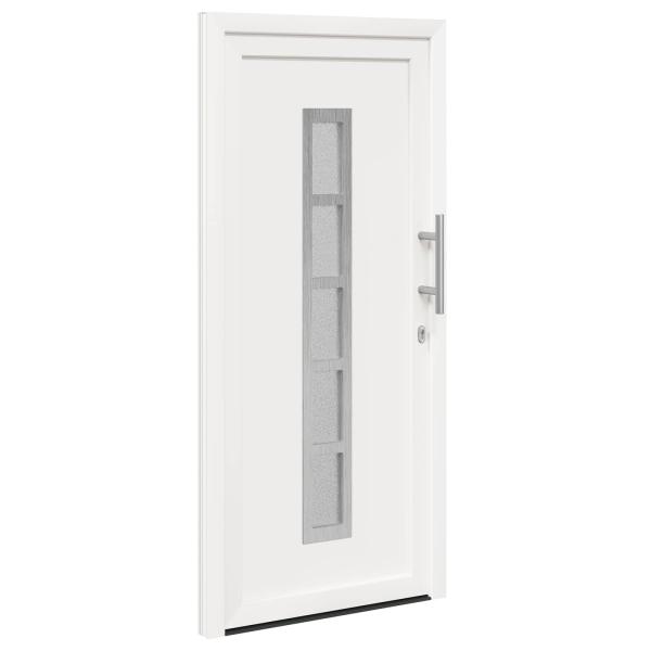 Vordertür 108 x 208 cm PVC Weiß
