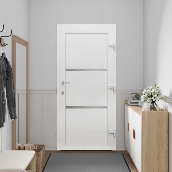 Vordertür 108 x 208 cm PVC Weiß