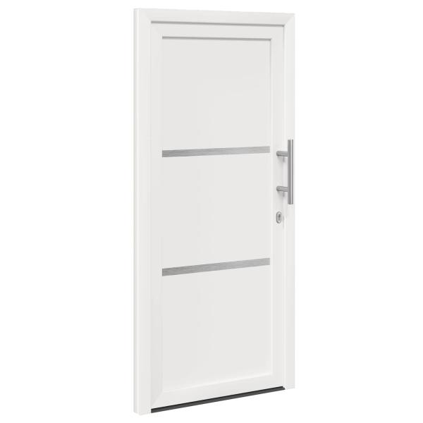 Vordertür 108 x 208 cm PVC Weiß