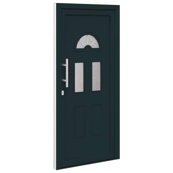 Vordertür 88 x 200 cm PVC Anthrazit