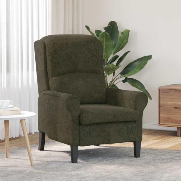 ARDEBO.de - Sessel Armeegrün Kunstleder