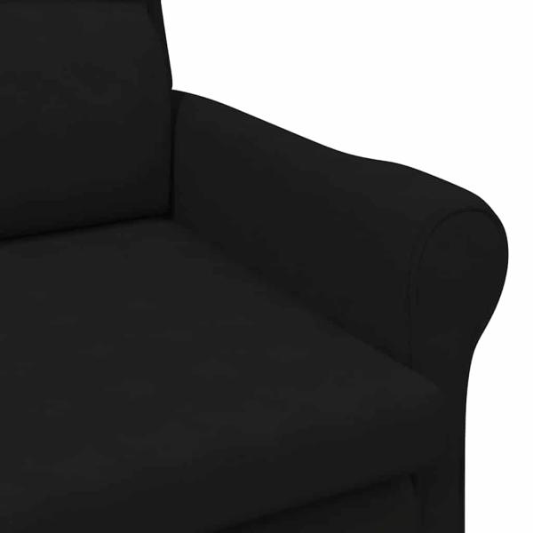 Sessel Schwarz 76 x 94 x 102 cm Mikrofaser
