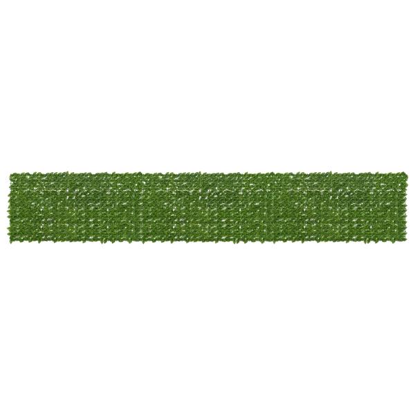 ARDEBO.de - Balkonsichtschutz mit Blättern Grün und Gelb 600 x 100 cm