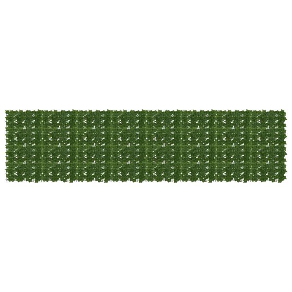 ARDEBO.de - Balkonsichtschutz mit Blättern Grün 400 x 100 cm
