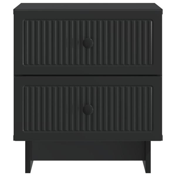 Nachttisch Schwarz 43 x 34,5 x 47,5 cm Holzwerkstoff