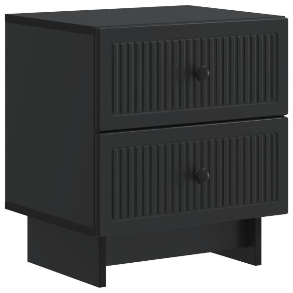 Nachttisch 2 stk. Schwarz 43 x 34,5 x 47,5 cm Holzwerkstoff