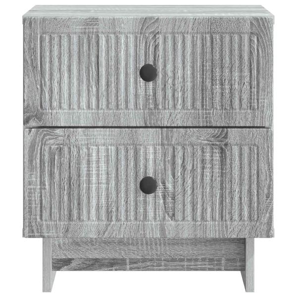 Nachttisch Graues Sonoma 43 x 34,5 x 47,5 cm Holzwerkstoff