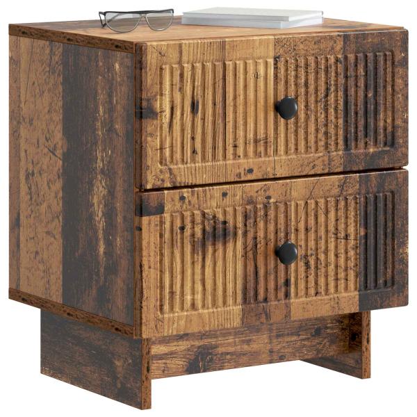 Nachttisch Altholz 43 x 34,5 x 47,5 cm Holzwerkstoff