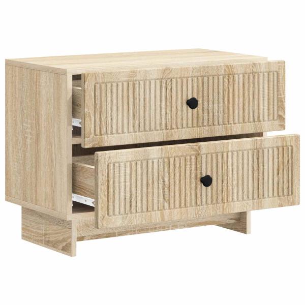 Nachttisch Sonoma-Eiche 62 x 34,5 x 47,5 cm Holzwerkstoff