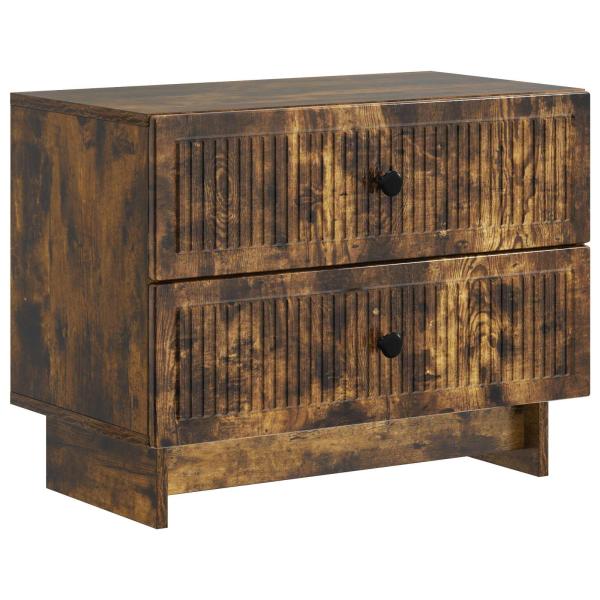 Nachttisch Räuchereiche 62 x 34,5 x 47,5 cm Holzwerkstoff