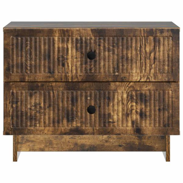 Nachttisch Räuchereiche 62 x 34,5 x 47,5 cm Holzwerkstoff