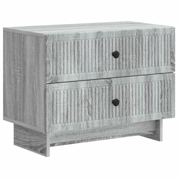 Nachttisch Sonoma-Grau 62 x 34,5 x 47,5 cm Holzwerkstoff