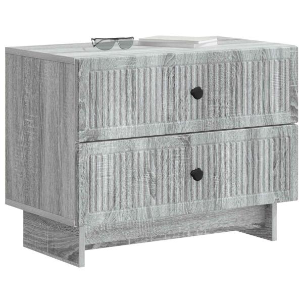 Nachttisch Sonoma-Grau 62 x 34,5 x 47,5 cm Holzwerkstoff