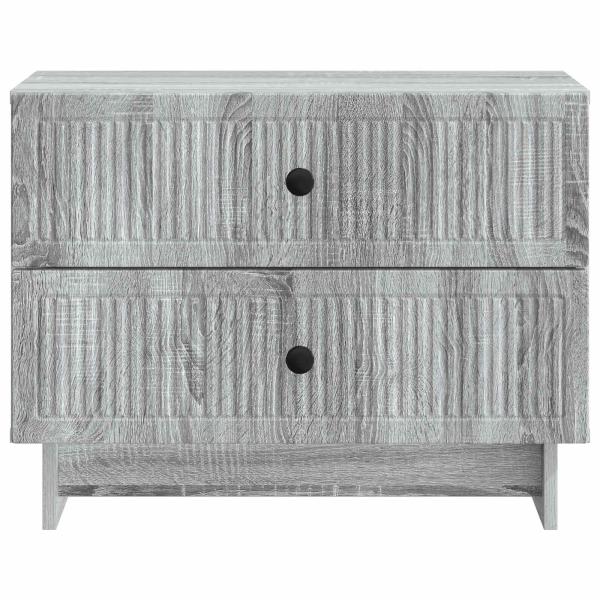 Nachttisch Sonoma-Grau 62 x 34,5 x 47,5 cm Holzwerkstoff