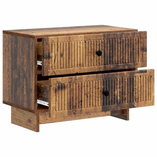 Nachttisch Altholz 62 x 34,5 x 47,5 cm Holzwerkstoff