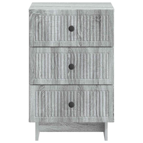 Nachttisch Graues Sonoma 43 x 41 x 66,5 cm Holzwerkstoff
