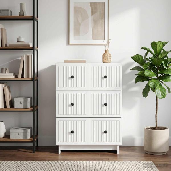 Schubladenschrank 66 x 34,5 x 90 cm Holzwerkstoff