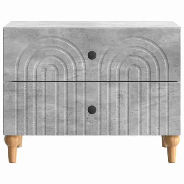Nachttisch Betongrau 62 x 34,5 x 48 cm Holzwerkstoff