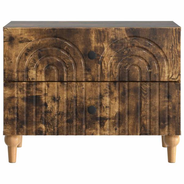 Nachttisch Geräucherte Eiche 62 x 34,5 x 48 cm Holzwerkstoff