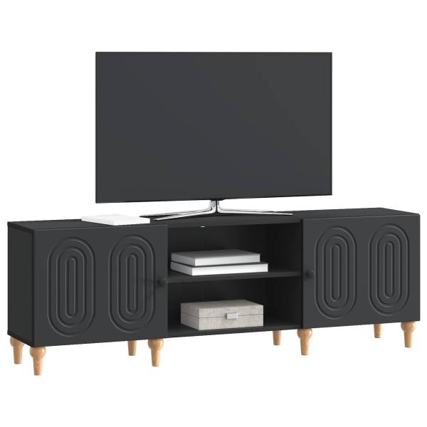 TV-Schränk 150 x 31 x 50 cm Schwarz Holzwerkstoff