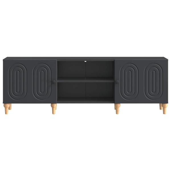 TV-Schränk 150 x 31 x 50 cm Schwarz Holzwerkstoff
