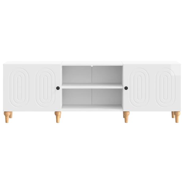 TV-Schränk 150 x 31 x 50 cm Hochglanz Weiß Holzwerkstoff