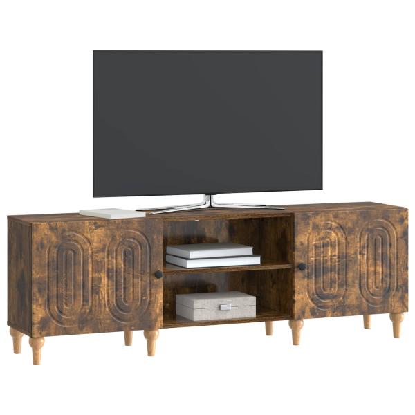 TV-Schränk 150 x 31 x 50 cm Räuchereiche Holzwerkstoff