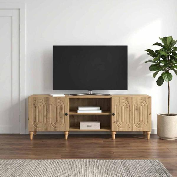 ARDEBO.de - TV-Schränk 150 x 31 x 50 cm Artisan-Eiche Holzwerkstoff