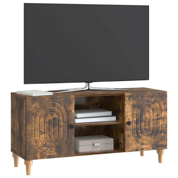TV-Schränk Geräucherte Eiche 102 x 34,5 x 50 cm Holzwerkstoff
