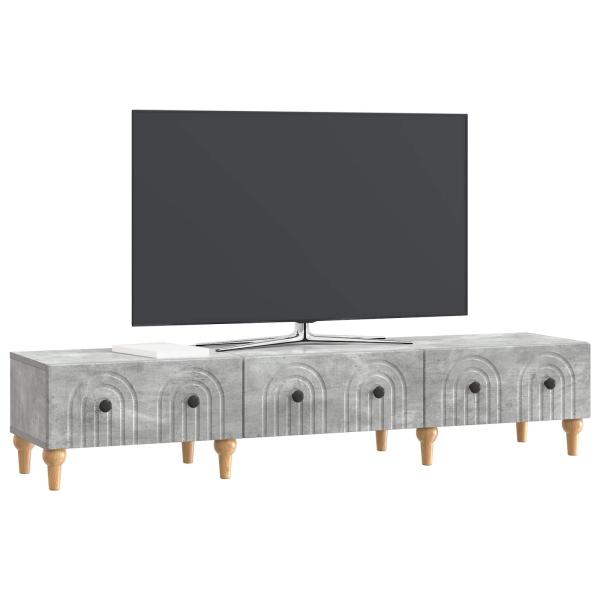 TV-Schränk Betongrau 147 x 34,5 x 30 cm Holzwerkstoff