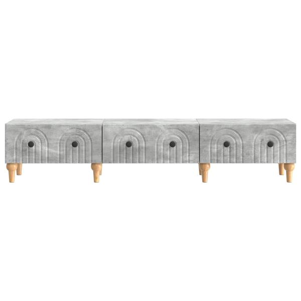 TV-Schränk Betongrau 147 x 34,5 x 30 cm Holzwerkstoff