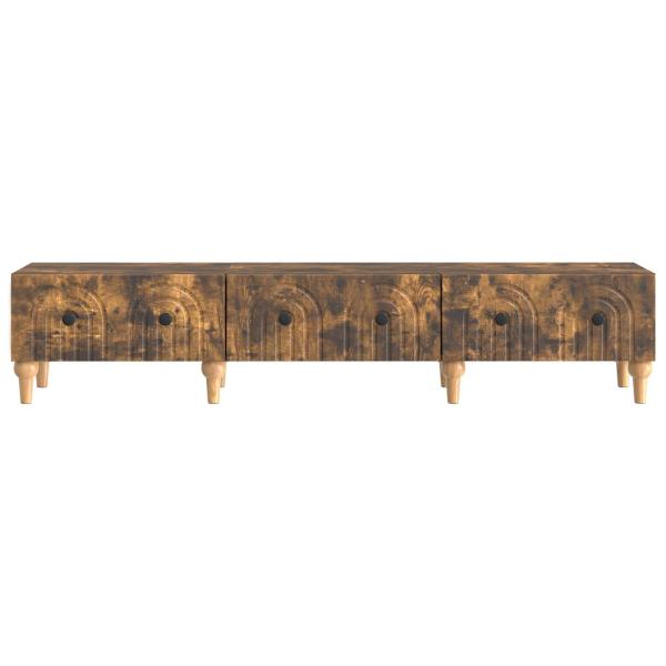 TV-Schränk Geräucherte Eiche 147 x 34,5 x 30 cm Holzwerkstoff