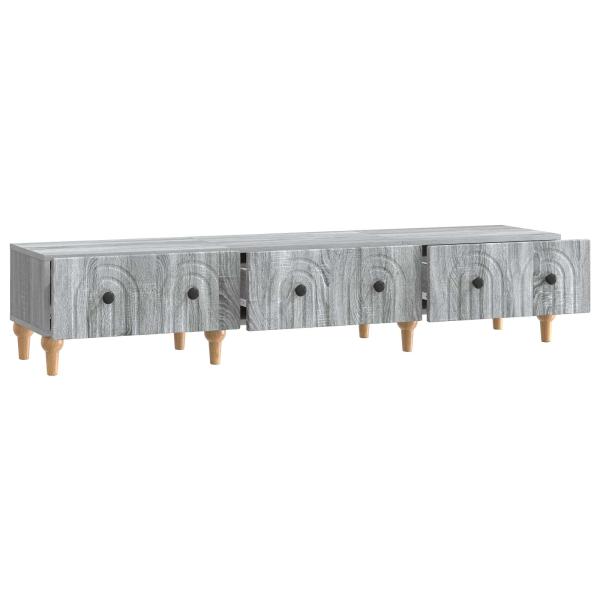 TV-Schränk Graues Sonoma 147 x 34,5 x 30 cm Holzwerkstoff